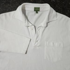 Sid Mashburn Long Sleeve Polo Pocket Casual Classic Preppy Work Mens Small